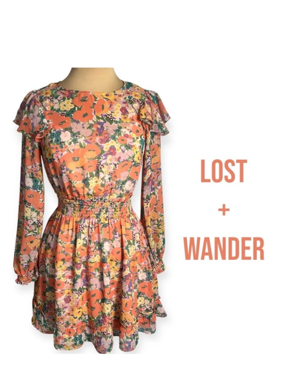 LOST + WANDER
Women's Floral Bliss Mini Dress size Small